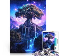 Rompecabezas para Adolescentes de 1000 Piezas Árbol Antiguo de los comienzos Juguetes educativos Regalos de Amigo Secreto 38x26cm