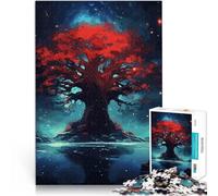 Rompecabezas para Adolescentes de 1000 Piezas Árbol Cósmico de la Vida Desafiante Difícil Actividades Divertidas en casa, Regalos de cumpleaños, Regalos de Viaje, 52x38cm