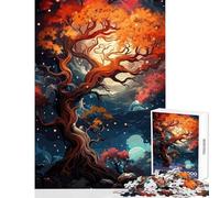 Rompecabezas para Adolescentes de 1000 Piezas árbol cósmico de la Vida Juguete para decoración de Pared Obra de Arte Regalo Juegos educativos Ayuda a ejercitar el Cerebro tamaño 38x26cm