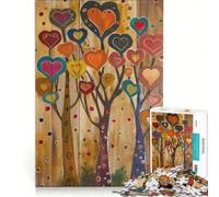 Rompecabezas para Adolescentes de 1000 Piezas Árbol del Amor caprichoso Juegos relajantes análisis y lógica Regalo de cumpleaños Regalos de Viaje 50x75cm