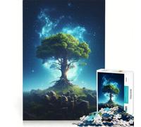 Rompecabezas para Adolescentes de 1000 Piezas Árbol del Universo Juegos relajantes análisis y lógica Que mejoran el Amor Entre Parejas 38x52cm