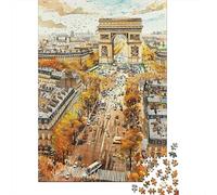 Rompecabezas para Adolescentes De 1000 Piezas ARC De Triomphe, Paris-1 Rompecabezas para Adultos Juegos Relajantes Regalos para Mujeres Regalos De Juegos Desafiantes 70x50cm/1000pcs