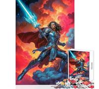 Rompecabezas para Adolescentes de 1000 Piezas Arcángel Miguel Juguetes antiestrés Regalos de cumpleaños Juegos educativos colección de Artistas Bellas Artes tamaño 38x26cm