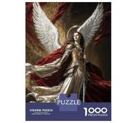 Rompecabezas para Adolescentes De 1000 Piezas Archangel Michael Archon of Holy Fire Rompecabezas para Adultos Juguetes De Bricolaje Análisis Y Lógica Diversión En Casa Actividades, 70x50cm/1000pcs
