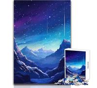 Rompecabezas para Adolescentes de 1000 Piezas Arctic Aurora Pixel Art,Juguete Intelectual,Juego de Carreras de Velocidad,Regalo de cumpleaños,tamaño 50x75cm