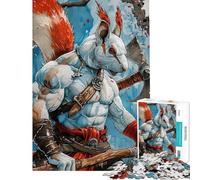 Rompecabezas para Adolescentes de 1000 Piezas Ardilla guerrera Rompecabezas para Adultos Juego práctico de análisis y lógica Regalo de cumpleaños único (tamaño 50x75cm)