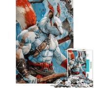 Rompecabezas para Adolescentes de 1000 Piezas Ardilla guerrera Rompecabezas para Adultos Juegos Familiares Desafío difícil Regalo de cumpleaños (tamaño 38x52cm)