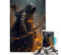 Rompecabezas para Adolescentes de 1000 Piezas Arquero no Muerto desafío de Inteligencia Cerebral Juguetes adictivos Juego Familiar antiestrés Regalo Divertido (tamaño 38x52cm)