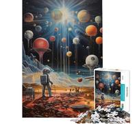 Rompecabezas para Adolescentes de 1000 Piezas Arquitectura alienígena sin Juguetes Juegos educativos Juego Imposible Corte de precisión Regalos de Amigo Invisible (tamaño 75x50cm)