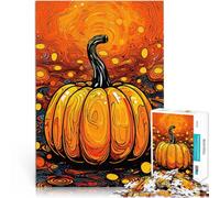 Rompecabezas para Adolescentes de 1000 Piezas Arte de Calabaza Matar el Tiempo en Vacaciones en casa Gran Regalo para Juegos 38x26cm