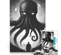 Rompecabezas para Adolescentes de 1000 Piezas, Arte de los Mitos de Cthulhu, Juegos educativos, para la diversión Familiar, Regalo de cumpleaños, Regalos de Viaje 50x75cm