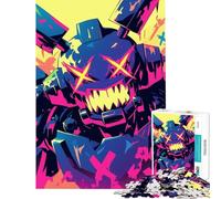 Rompecabezas para Adolescentes de 1000 Piezas Arte de Monstruos Cyberpunk Actividades Divertidas para Hacer en casa Juegos Divertidos para Pasar el Tiempo en casa Durante Las Vacaciones para Mayores