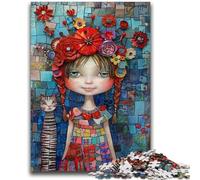 Rompecabezas para Adolescentes de 1000 Piezas, Arte en Mosaico, niña caprichosa, para niños a Partir de 14 años, Juguetes educativos, Juegos Familiares, Regalo de cumpleaños, 50x75cm