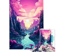 Rompecabezas para Adolescentes de 1000 Piezas Arte pixelado de alienígenas espaciales Juego práctico y Educativo Juguete Ideal para desarrollar el Pensamiento lógico y el análisis (Tamaño 38x26cm)
