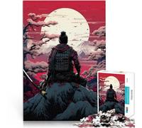 Rompecabezas para Adolescentes de 1000 Piezas Arte Pop samurái Juegos Divertidos para la Familia Decoración del hogar 52x38cm