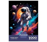 Rompecabezas para Adolescentes De 1000 Piezas Astronaut Floating in Space Rompecabezas para Adultos Juego Familiar Difícil Difícil Cumpleaños Y Navidad 38x26cm/1000pcs