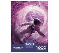 Rompecabezas para Adolescentes De 1000 Piezas Astronaut Space Surfer Rompecabezas para Adultos Juegos Familiares Análisis Y Lógica Cumpleaños Y Navidad 70x50cm/1000pcs