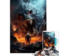 Rompecabezas para Adolescentes de 1000 Piezas Astronauta de la Mala Suerte Ayuda a ejercitar el Cerebro Juego de ensamblaje de Patrones para Relajarse Apto para Mayores de 14 años 50x75cm