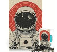 Rompecabezas para Adolescentes de 1000 Piezas Astronauta del Universo,Corte Premium,Divertido,Juego Inteligente,Regalo,Juego rápido,Pieza de Arte navideña (50x75cm)