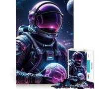 Rompecabezas para Adolescentes de 1000 Piezas Astronauta,Jugador de fútbol,articulaciones Suaves,Juguete Divertido para desarrollar el Cerebro,Juego Relajante,Regalo Divertido para cumpleaños 38x52cm