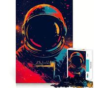 Rompecabezas para Adolescentes de 1000 Piezas Astronautas en Ascenso a la Luna,articulaciones Suaves,Juguete Divertido para desarrollar el Cerebro,Juego Relajante,Regalo de cumpleaños (50x75cm)