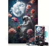 Rompecabezas para Adolescentes de 1000 Piezas,Astronautas,Solace,Premium Cut,Divertido,Inteligente,Regalo,Tiempo de Juego,Pieza de Arte navideña (38x52cm)