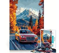 Rompecabezas para Adolescentes de 1000 Piezas Audi Mountain Drive,articulaciones Suaves,diversión,Actividad Cerebral,Juego Relajante, Ocio (50x75cm)