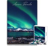 Rompecabezas para Adolescentes de 1000 Piezas,Aurora Boreal,Juguete,Juego Intelectual,Carrera de Velocidad Manual,Regalo de cumpleaños,tamaño 38x52cm