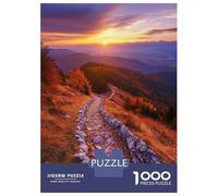Rompecabezas para Adolescentes De 1000 Piezas Autumn Mountain Path Rompecabezas para Adultos Juegos Divertidos Decoración De Pared 52x38cm/1000pcs