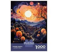 Rompecabezas para Adolescentes De 1000 Piezas Autumnal Fantasy Landscape Rompecabezas para Adultos Juegos Relajantes para La Diversión Familiar 52x38cm/1000pcs