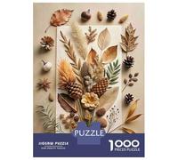 Rompecabezas para Adolescentes De 1000 Piezas Autumnal Still Life with Natural Elements Rompecabezas para Adultos Juguete Decoración De Pared Desafío Difícil 52x38cm/1000pcs