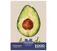 Rompecabezas para Adolescentes De 1000 Piezas Avocado Watercolor Rompecabezas para Adultos Juguetes Antiestrés Regalo De Cumpleaños Cumpleaños 70x50cm/1000pcs