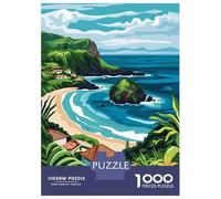 Rompecabezas para Adolescentes De 1000 Piezas Azores Portugal Islands Rompecabezas para Adultos Juego Familiar Pero Divertido Y Humorístico Actividades Divertidas En Casa 38x26cm/1000pcs