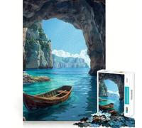 Rompecabezas para Adolescentes de 1000 Piezas Azure Gateway Premium Cut Fun Smart Play Regalo Fácil Tiempo de Juego Pieza de Arte navideña (38x52cm)