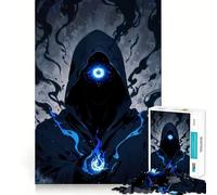 Rompecabezas para Adolescentes de 1000 Piezas Azure Seer︰ Watcher Beyond The Veil Premium Cut Fun Smart Play Gift Easy Time Play Christmas Art Piece (38x26cm)