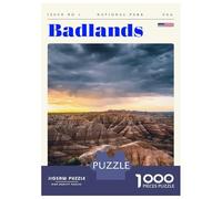 Rompecabezas para Adolescentes De 1000 Piezas Badlands National Park Travel Art Rompecabezas Juegos Familiares Decoración Perfecta Cumpleaños Y Navidad 52x38cm/1000pcs