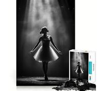 Rompecabezas para Adolescentes de 1000 Piezas Bailarina en el Centro de atención,articulaciones Suaves,Divertido para ejercitar el Cerebro,Juego Relajante, Ocio (38x52cm)