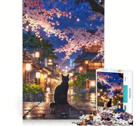 Rompecabezas para Adolescentes de 1000 Piezas bajo el Dosel de cerezos en Flor Juegos relajantes análisis y lógica Que mejoran el Amor Entre Parejas 38x26cm