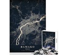 Rompecabezas para Adolescentes de 1000 Piezas Bamako Mali Juegos educativos de análisis y lógica Juguetes para armar interacción Entre Padres e Hijos (38x26cm)