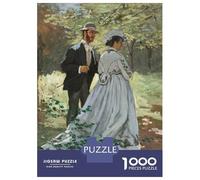 Rompecabezas para Adolescentes De 1000 Piezas Bazille and Camille 1865 Rompecabezas para Adultos Juguete Decoración De Pared Regalo De Cumpleaños Juego Desafiante Regalos 38x26cm/1000pcs