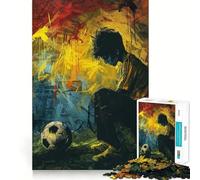 Rompecabezas para Adolescentes de 1000 Piezas Before The Kickoff (Ajuste Arte Juego cognitivo Regalo Juego Lento Regalo de Arte navideño (38x52cm)