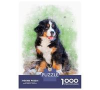 Rompecabezas para Adolescentes De 1000 Piezas Bernese Mountain Dog Puppy Rompecabezas Juegos Relajantes Pero Divertidos Y Humorísticos Cumpleaños 70x50cm/1000pcs