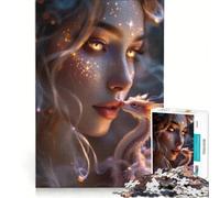 Rompecabezas para Adolescentes de 1000 Piezas Beso de Estrellas Juegos relajantes decoración de Pared Regalos para Amigos y Familiares 38x52cm