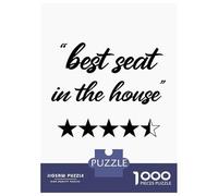 Rompecabezas para Adolescentes De 1000 Piezas Best Seat Rompecabezas para Adolescentes Juegos Relajantes Regalo De Cumpleaños Gran Regalo para Jugar 70x50cm/1000pcs