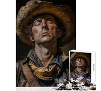 Rompecabezas para Adolescentes de 1000 Piezas Billy The Kid el Vaquero Juguete Educativo Regalo para cumpleaños Juego Familiar Lista de Deseos con Papá Noel tamaño 50x75cm