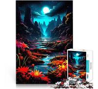 Rompecabezas para Adolescentes de 1000 Piezas Bloom Noir 2 Entrena tu Cerebro y Tus Manos Decoración de Pared cumpleaños y Navidad 52x38cm