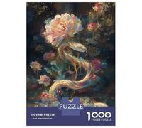 Rompecabezas para Adolescentes De 1000 Piezas Bloom Serpent Rompecabezas para Adultos Juegos Relajantes Regalos para Mujeres Ayuda A Ejercitar El Cerebro 52x38cm/1000pcs
