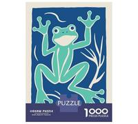 Rompecabezas para Adolescentes De 1000 Piezas Blue Crazy Frog Rompecabezas para Adultos Juegos Relajantes Análisis Y Lógica Cumpleaños 70x50cm/1000pcs