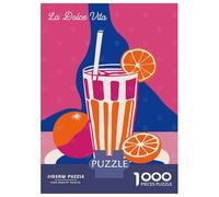 Rompecabezas para Adolescentes De 1000 Piezas Blue Pink Kitchen Art Rompecabezas para Adultos Juegos Familiares Corte De Precisión Regalos Y Cumpleaños Únicos 52x38cm/1000pcs