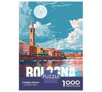 Rompecabezas para Adolescentes De 1000 Piezas Bologna Italy Rompecabezas Juguetes Antiestrés Mejora La Memoria Oferta como Regalo para Toda La Familia 38x26cm/1000pcs